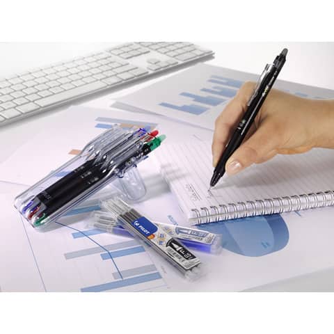 Penna a sfera cancellabile Pilot Frixion Point - punta 0,5 mm - inchiostro nero - 006413